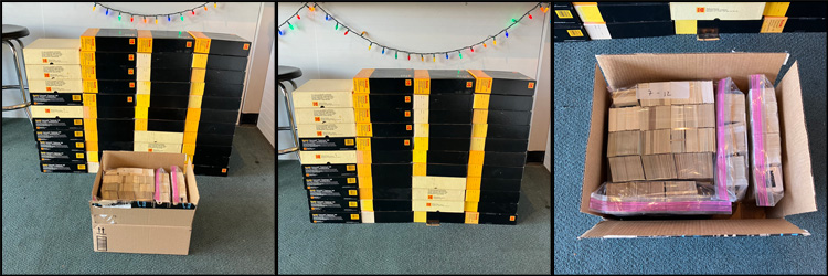 Saving space by removing 35mm slides from Kodak carousels