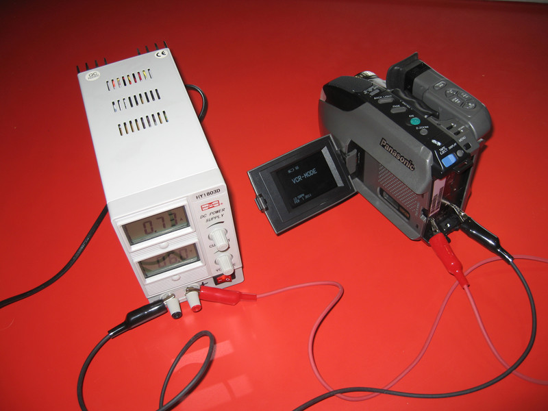 Rescuing a VHS-C tape from a camcorder